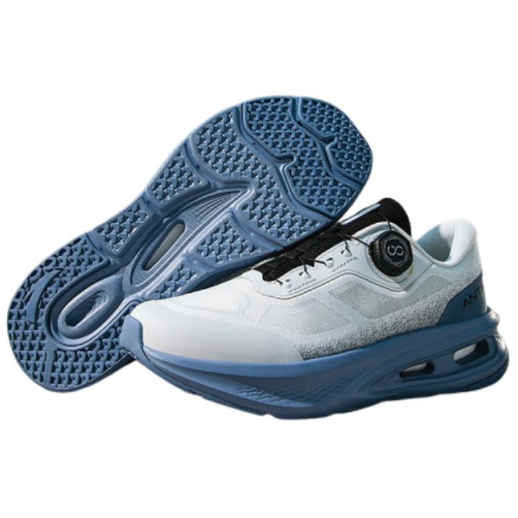 Anta Divine 11pro Cushioning Slip Resistant Low top Training Shoes Men’s Gray Blue