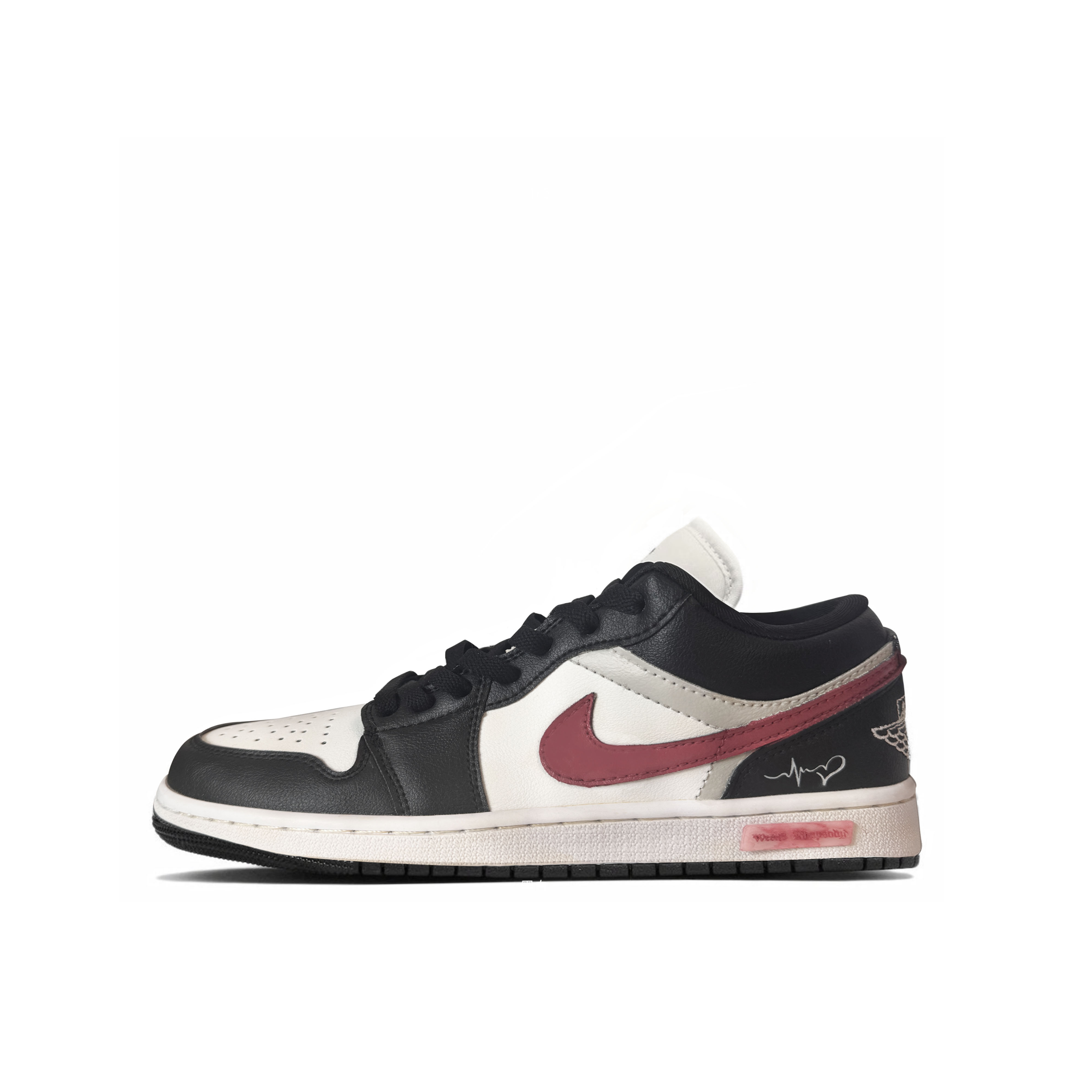 Jordan Air Jordan 1 Low top Vintage Basketball Shoes Women’s Black