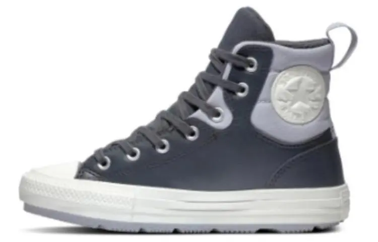 Converse Chuck Taylor All Star Berkshire Boot Abrasion Resistant Cushioning High top Canvas Shoes Unisex Gray