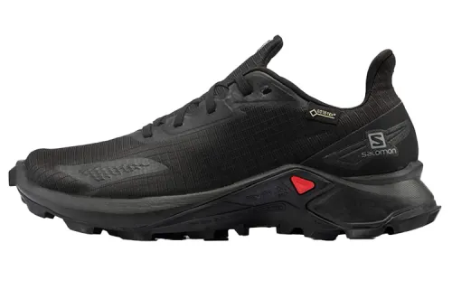 SALOMON ALPHACROSS Mountaineering & Hiking Shoes Women's Low Top Black/Red