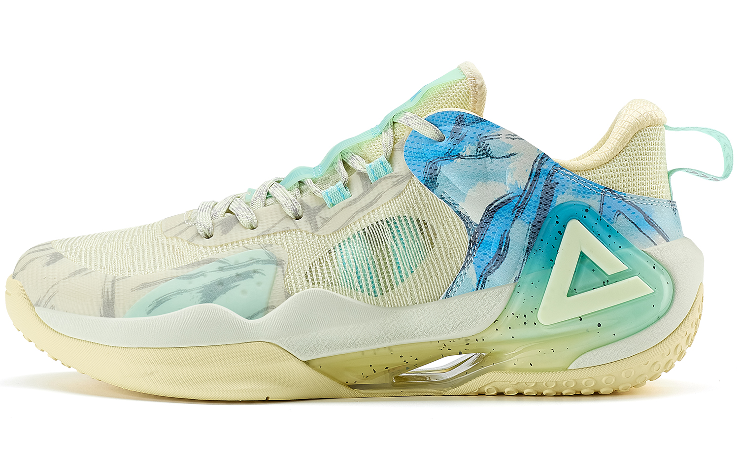PEAK Sonic Boom 2.0 The Greatest Sound Is That Which Is Heard Without. Cushioning Breathable Low top Basketball Shoes