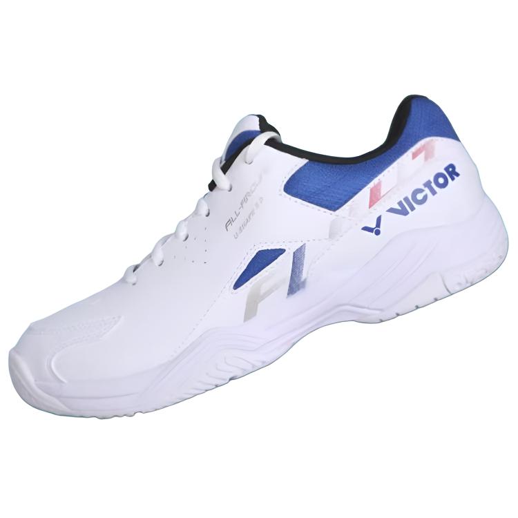 VICTOR Cushioning, Wear Resistant Low top Badminton Shoes Unisex White