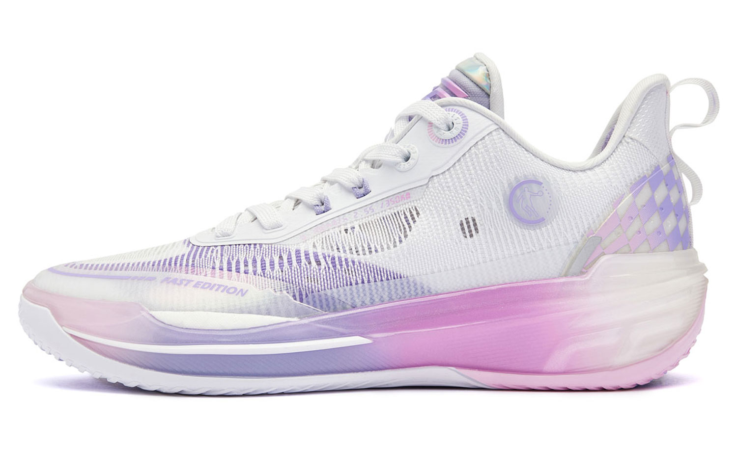 QIAODAN FE2.0 Fairyland Low top Q KUNGFU TURBO Basketball Shoes Men’s Jordan White Pure Purple