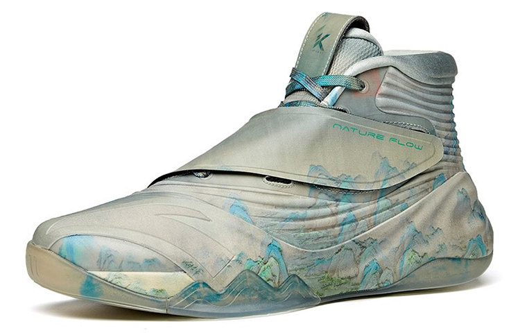 Anta KT6 Thousand Miles Scenery Textile, Synthetic Leather Cushioning Slip Resistant Abrasion Resistant Breathable