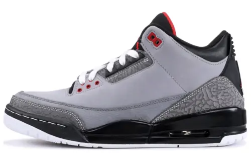Jordan Air Jordan 3 Retro Stealth Comfortable Casual Low-top Basketball Shoes Men's Gray