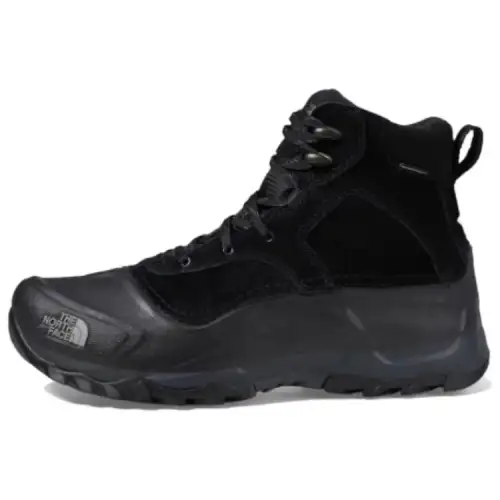 THE NORTH FACE Slip Resistant Abrasion Resistant High top Hiking Shoes Men's Black