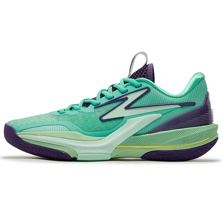 361° BIG3 6.0 Cushioning Slip Resistant Abrasion Resistant Low top Basketball Shoes Men’s Vivid Aqua Blue