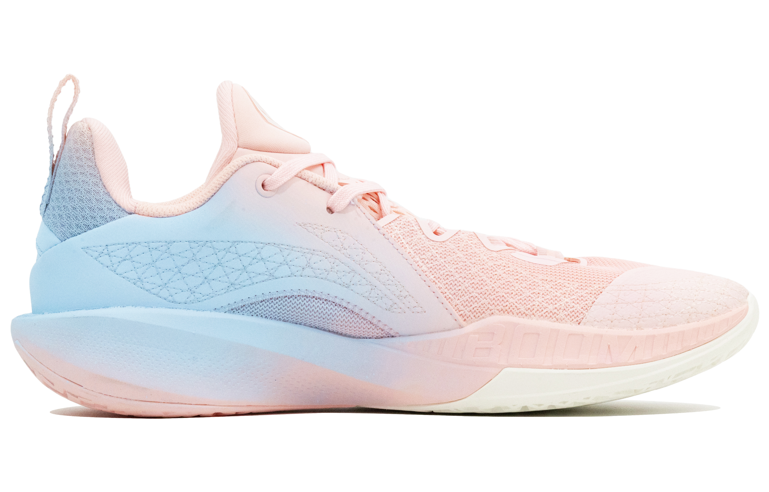 Li Ning Speed 2 Slip Resistant, Abrasion Resistant, Rebound Low top Basketball Shoes Men’s Blue Pink Mismatched