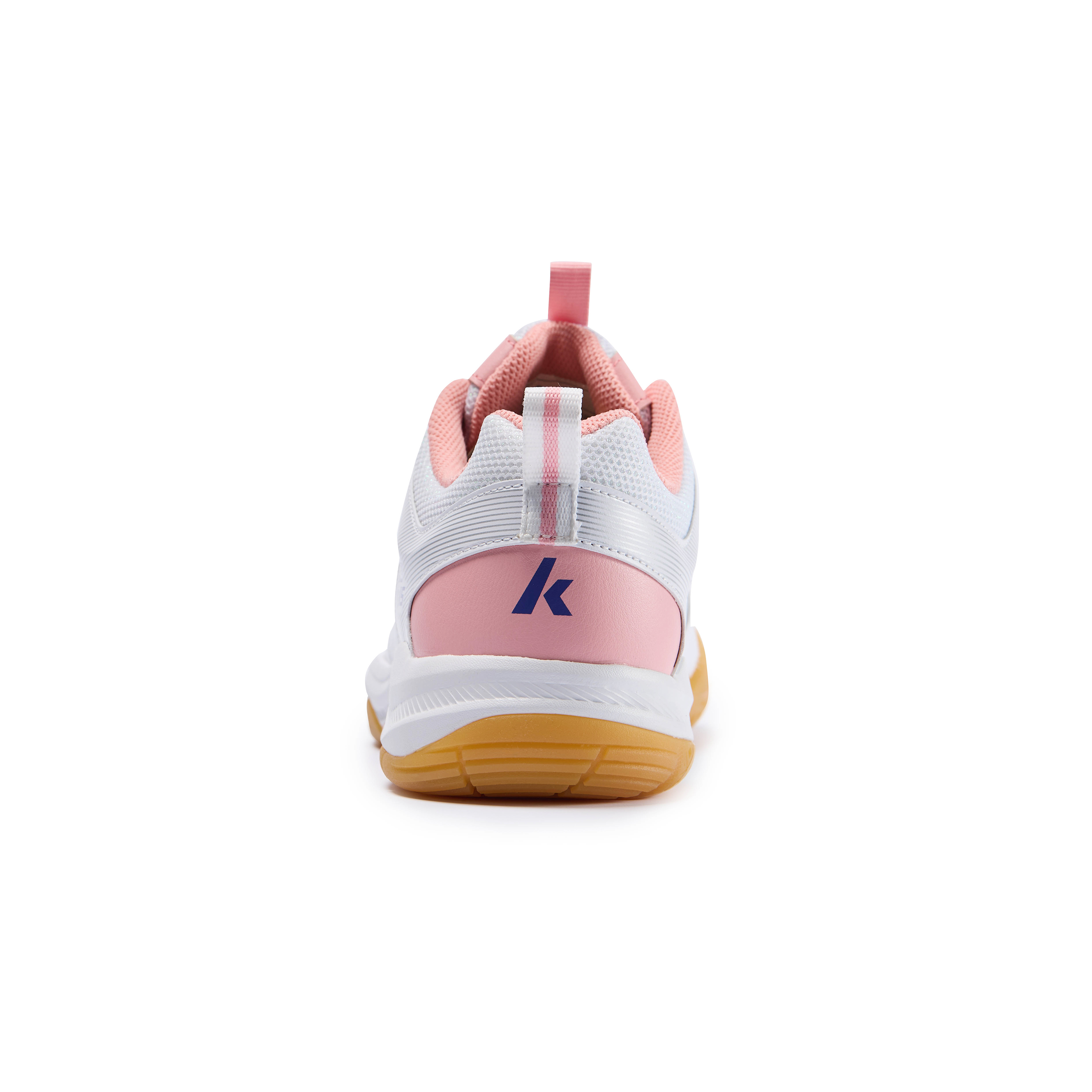 Kawasaki Cushioning Slip Resistant Breathable Low top Badminton Shoes Women’s White Pink