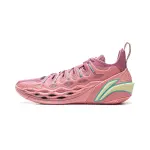 Li Ning Buckets Cushioning Slip Resistant Breathable Low top Basketball Shoes Men's Pink