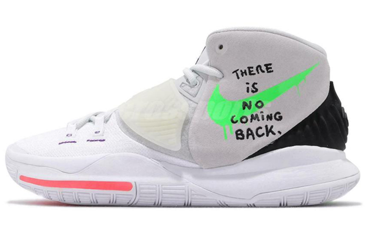 Кроссовки Nike Kyrie 6 EP (бело-зеленые)