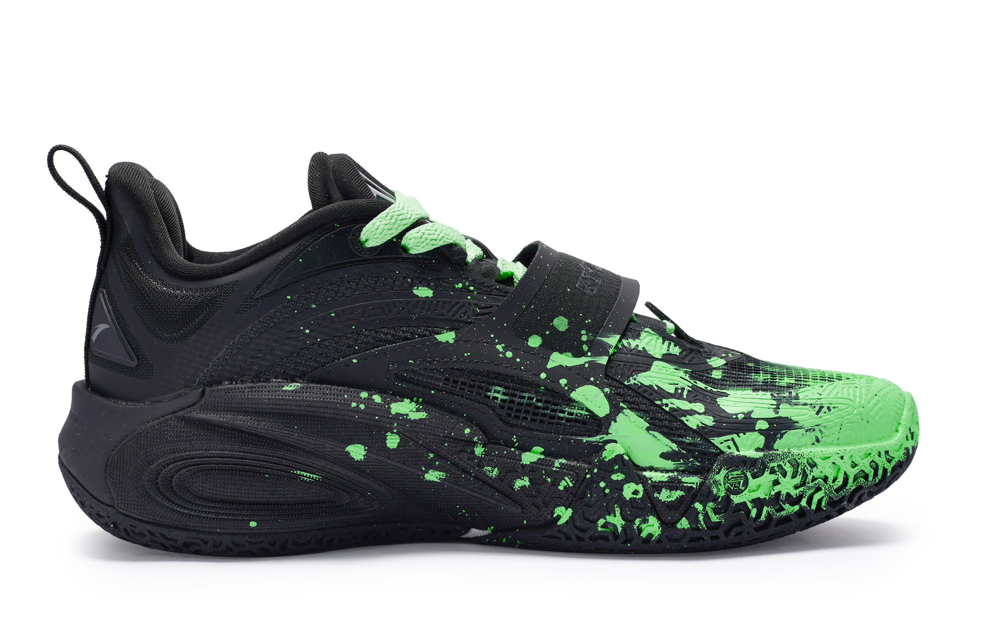 Anta KAI 1 811 Manufacturing, Green Night Phantom, Box Slip Resistant Abrasion Resistant Low top Basketball Shoes Men’s