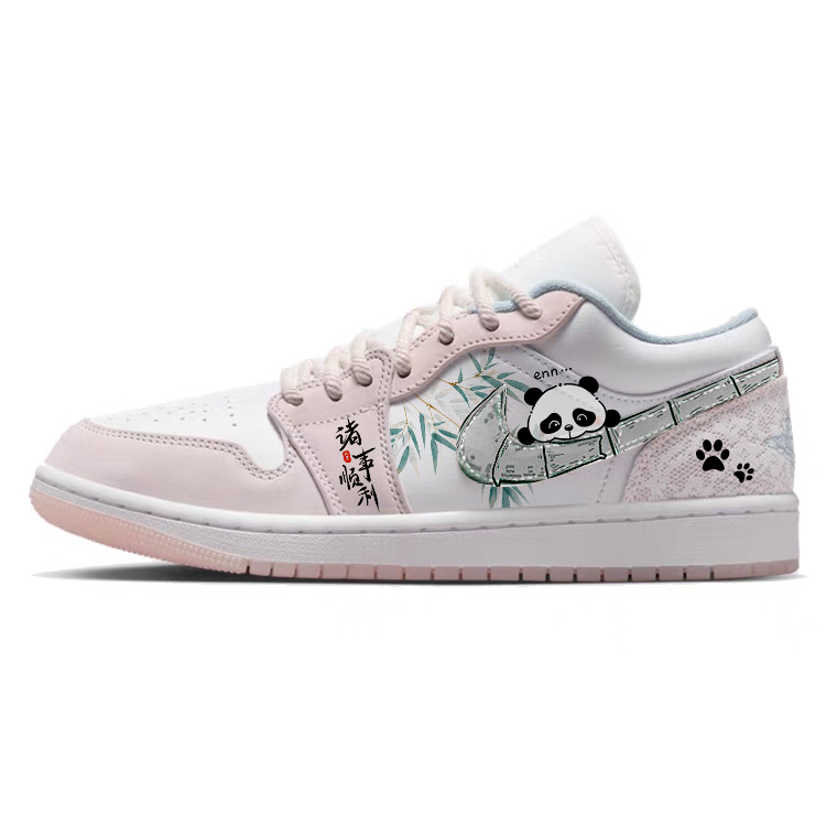 Jordan Air Jordan 1 Vintage Basketball Shoes Women’s Low Top White/Pink