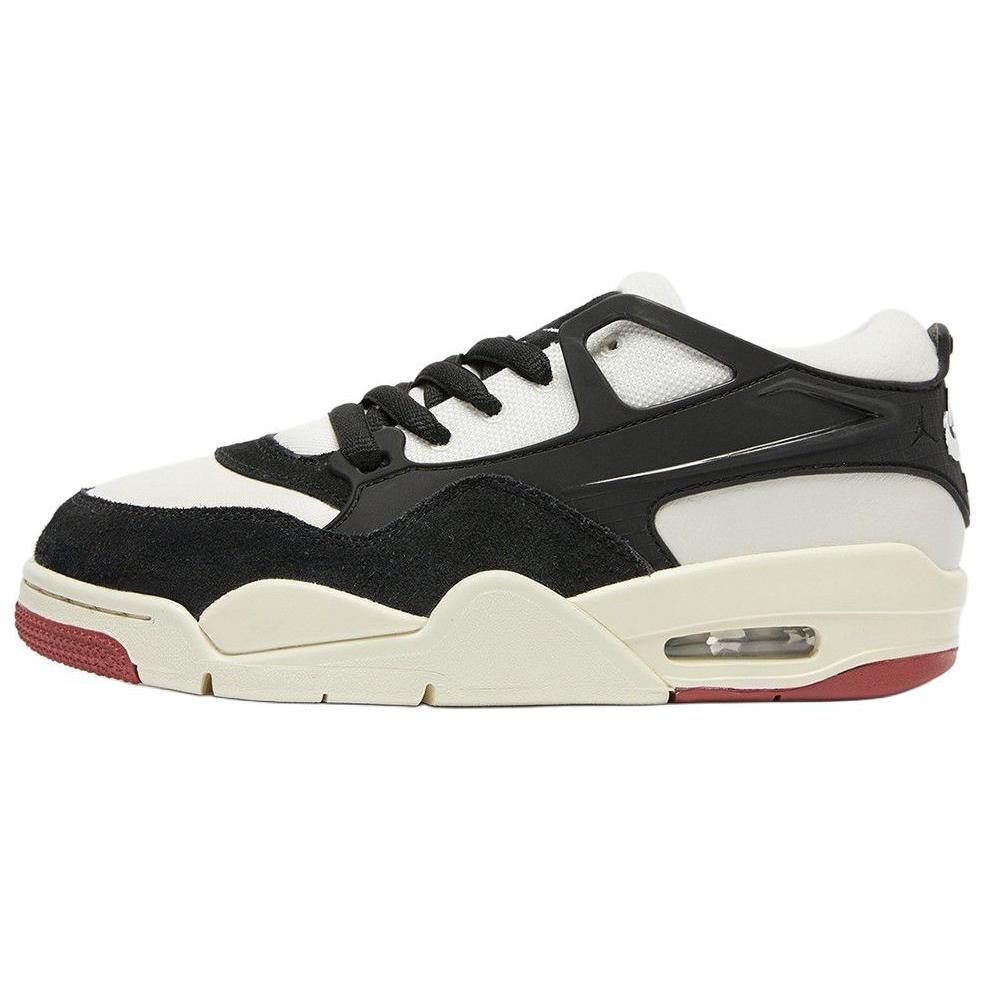 Jordan Air Jordan 4 RM comfortable and casual low-top retro basketball shoes men's black and white