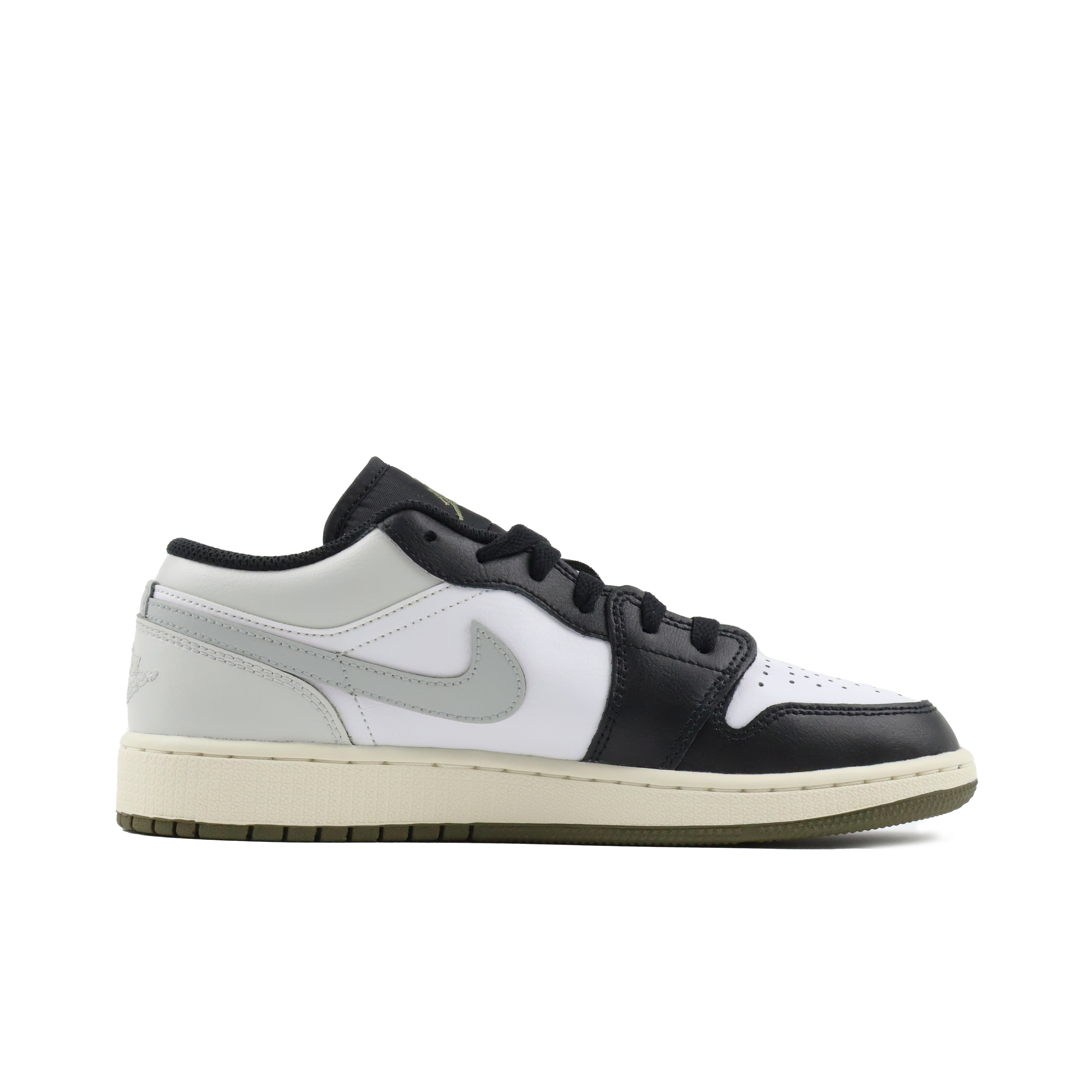 Jordan Air Jordan 1 Abrasion Resistant Support Low top Vintage Basketball Shoes Unisex Gray