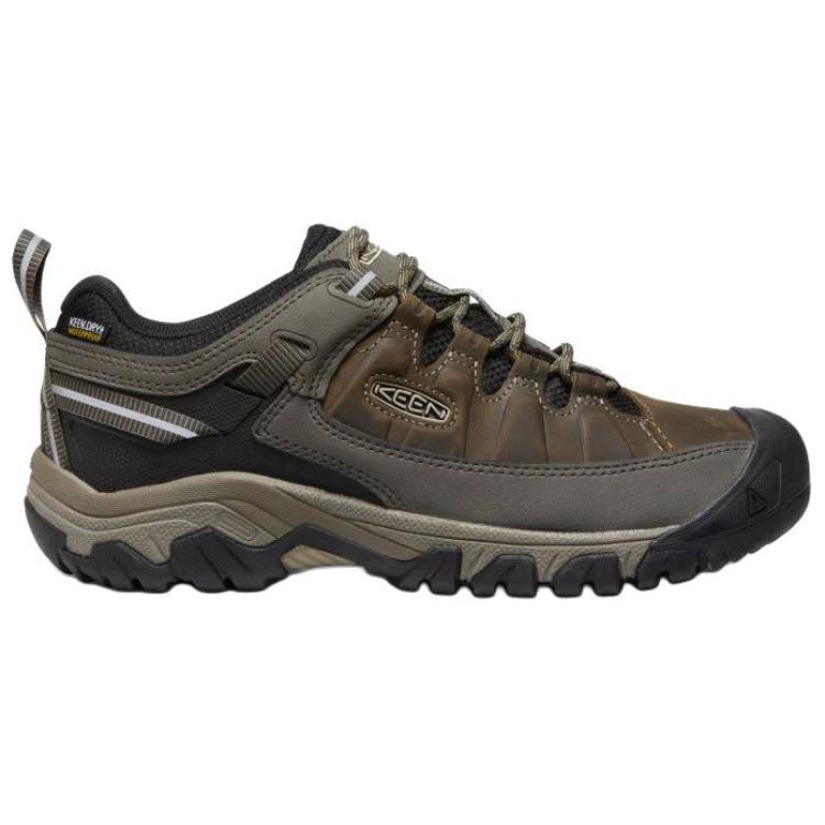Keen Targhee 3 Soft And Comfortable Slip Resistant Abrasion Resistant Low top Hiking Shoes Men’s Black Gray