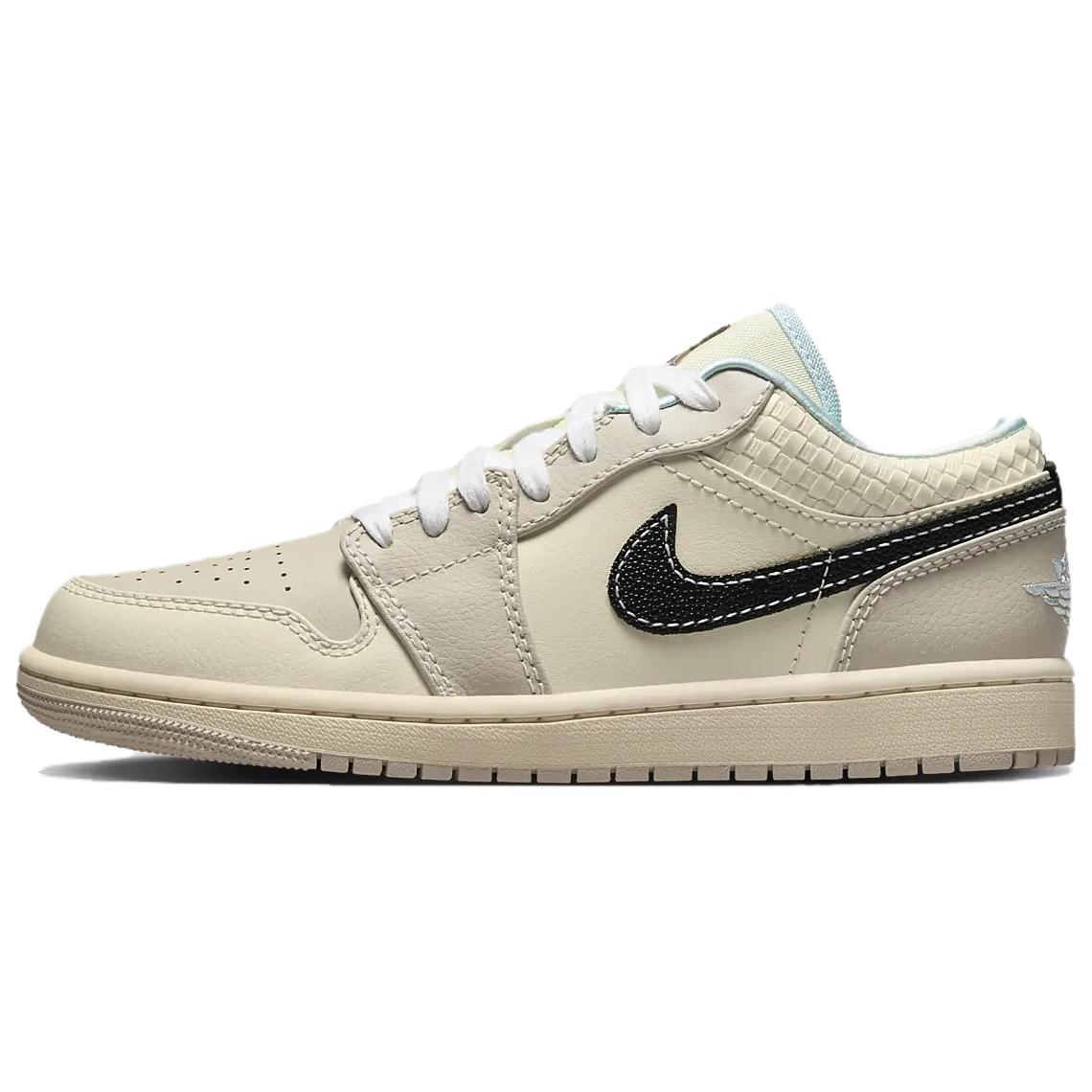 Женские кроссовки Jordan Air Jordan 1 (бежево-коричневые)