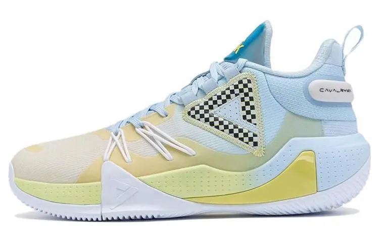 PEAK Cavalry Fabric Cushioning Slip Resistant Abrasion Resistant Impact Resistant Mid top Performance Basketball Shoes