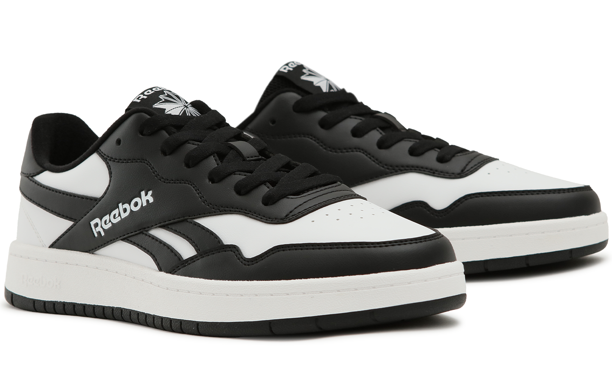Reebok BB 1000 Low top Basketball Shoes Unisex Black White