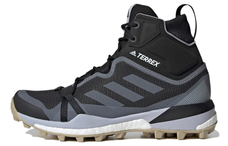 Adidas Terrex Skychaser Mountaineering & Hiking Shoes Men's High Top Black/Gray