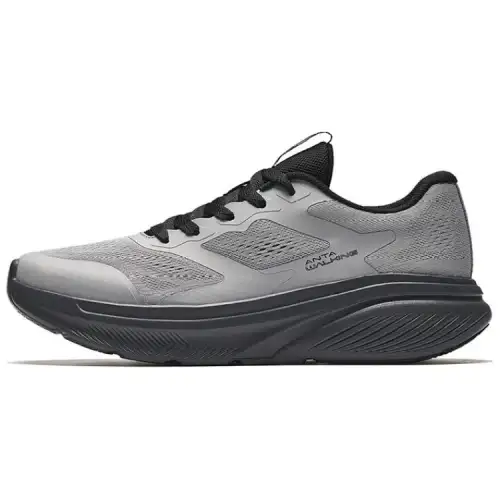Anta Shen Xing LITE Fabric Cushioning Slip Resistant Lightweight Low top Training Shoes Men's Gray