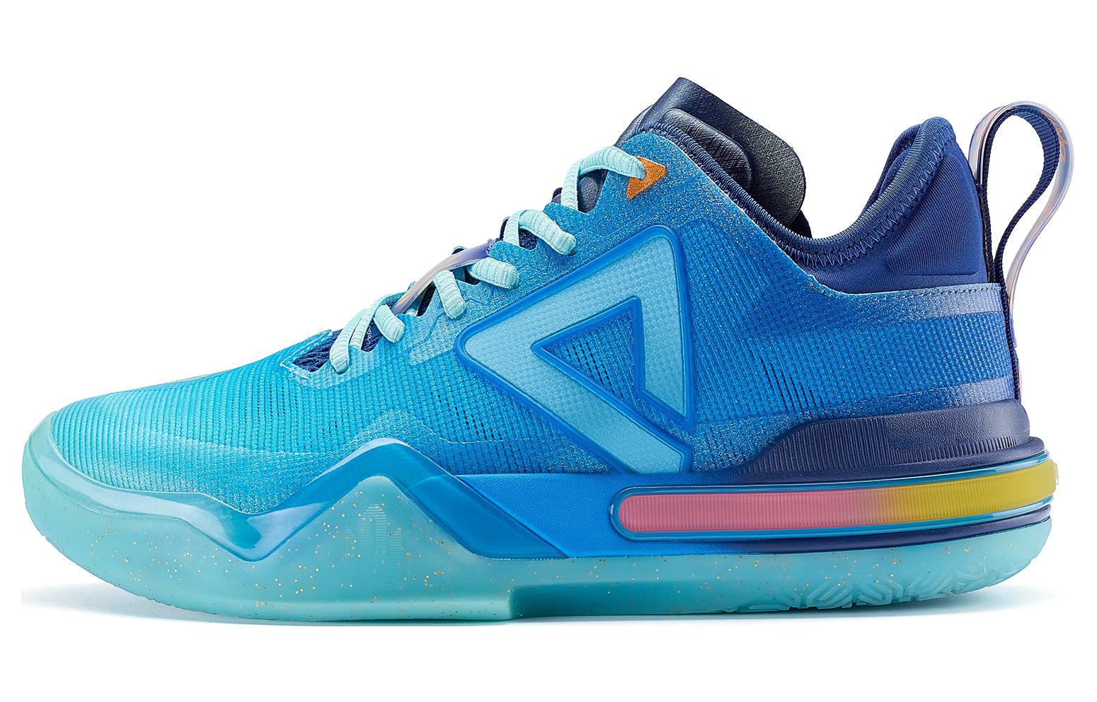 PEAK Andrew Wiggins AW1 Taichi Slip Resistant Abrasion Resistant Low top Basketball Shoes Men’s Sky Blue