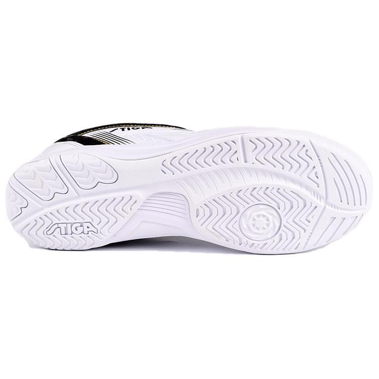 Stiga Slip Resistant Breathable Abrasion Resistant Low top Training Shoes Unisex White Black
