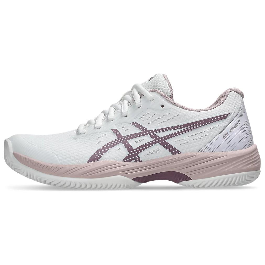 ASICS Gel Game 9 Clay/OC White Dusty Mauve Women's