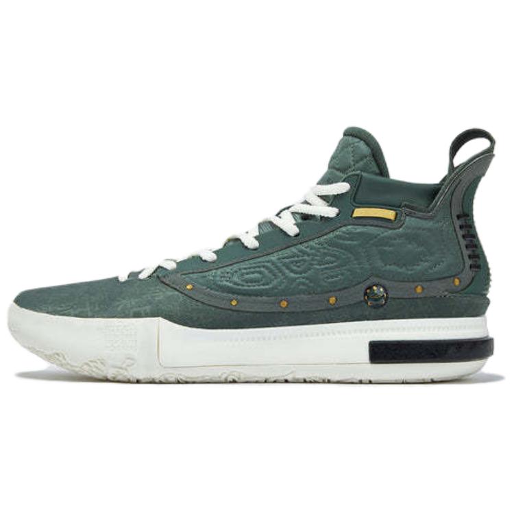 361° Joker Yokei Generation One Cushioning, Abrasion Resistant, Height Increasing High Top Basketball Shoes Men’s Green