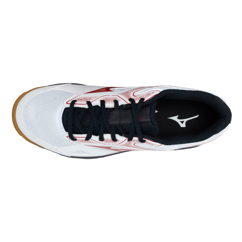 Mizuno Sky Blaster CN Low top Badminton Shoes Unisex White Black Red