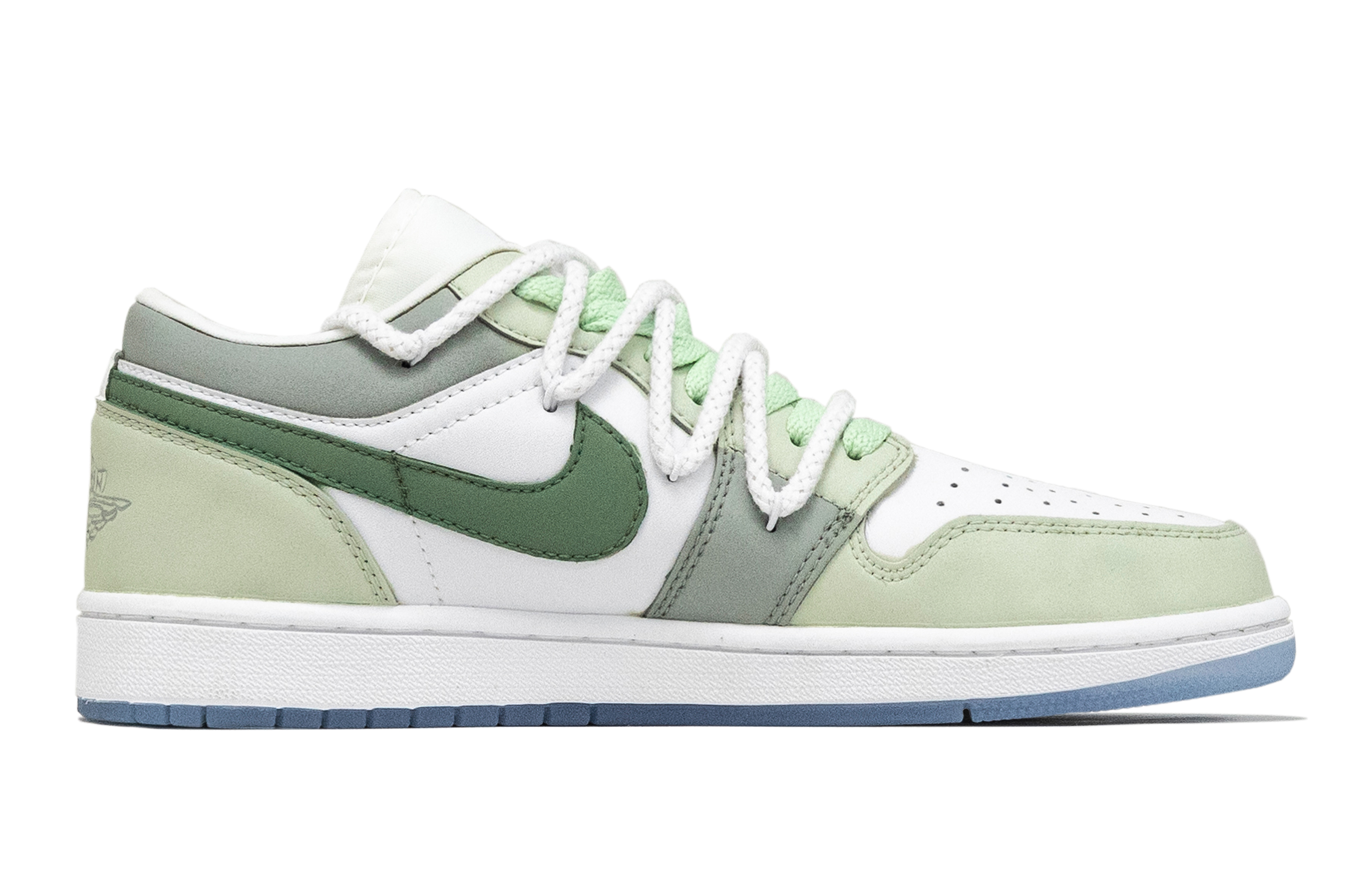 Jordan Air Jordan 1 Vintage Basketball Shoes Women’s Low Top Gray/White