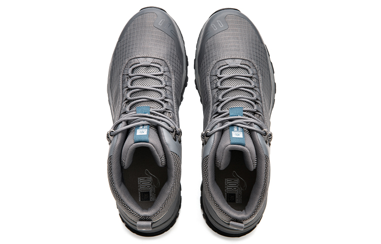 KAILAS Horizon Sky Line Leather Abrasion Resistant Waterproof Mid top Hiking Shoes Men’s Gray