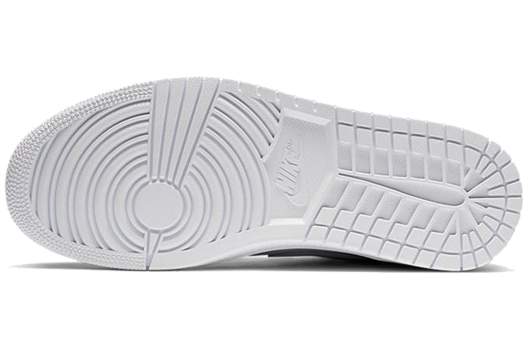 Женские кроссовки Jordan Air Jordan 1 low (серые) — фото 6