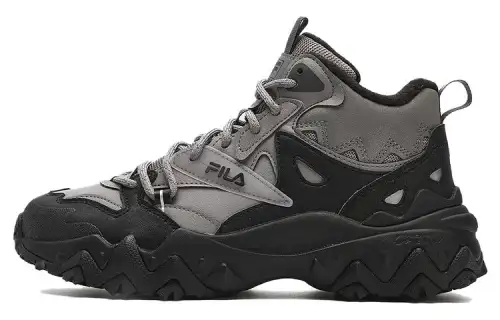 FILA Disruptor Mid High Top Shoes 'Black Sky Grey' Women's