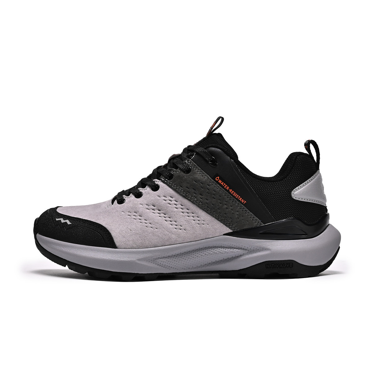 TUTU Abrasion Resistant Cushioning Slip Resistant Low top Hiking Shoes Unisex Light Gray