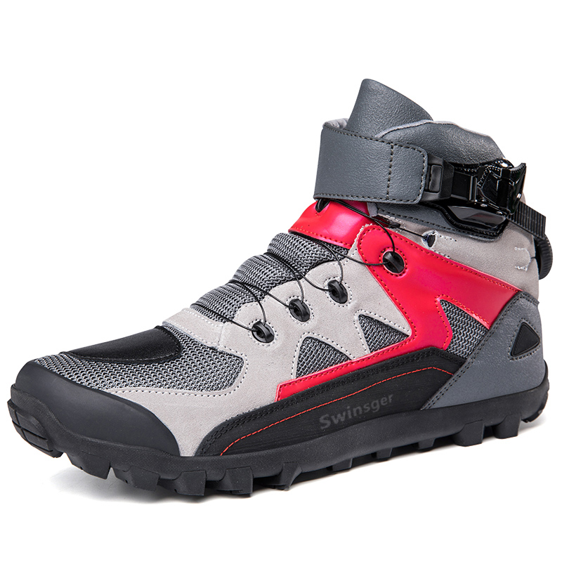 Swinsger Comfortable Fashion Abrasion Resistant Abrasion Resistant High top Cycling Shoes Men’s