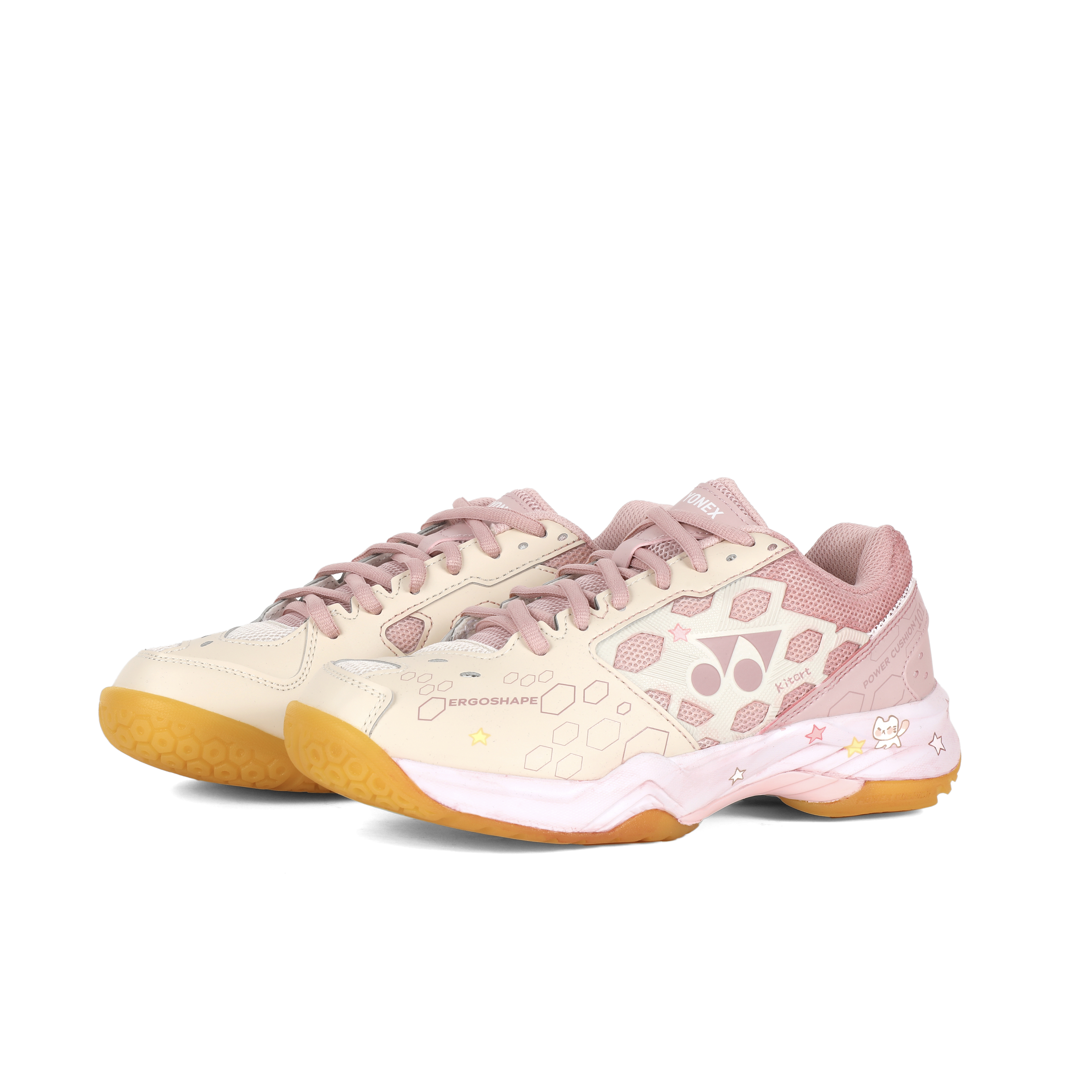 YONEX Power Cushion Cushioning Abrasion Resistant Slip Resistant Low top Badminton Shoes Women’s White Pink