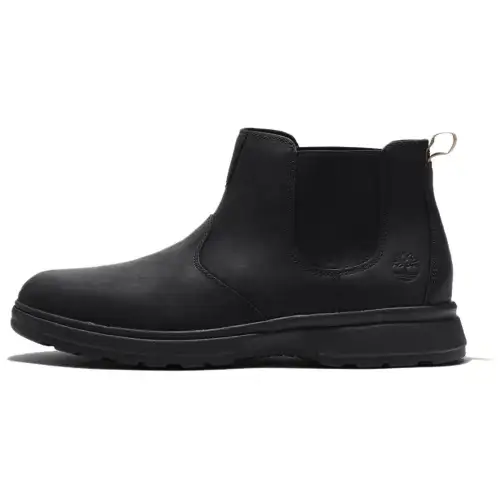 Timberland Short Chelsea Boots Men's Black