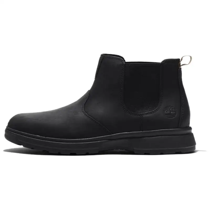 Timberland Short Chelsea Boots Men's Black