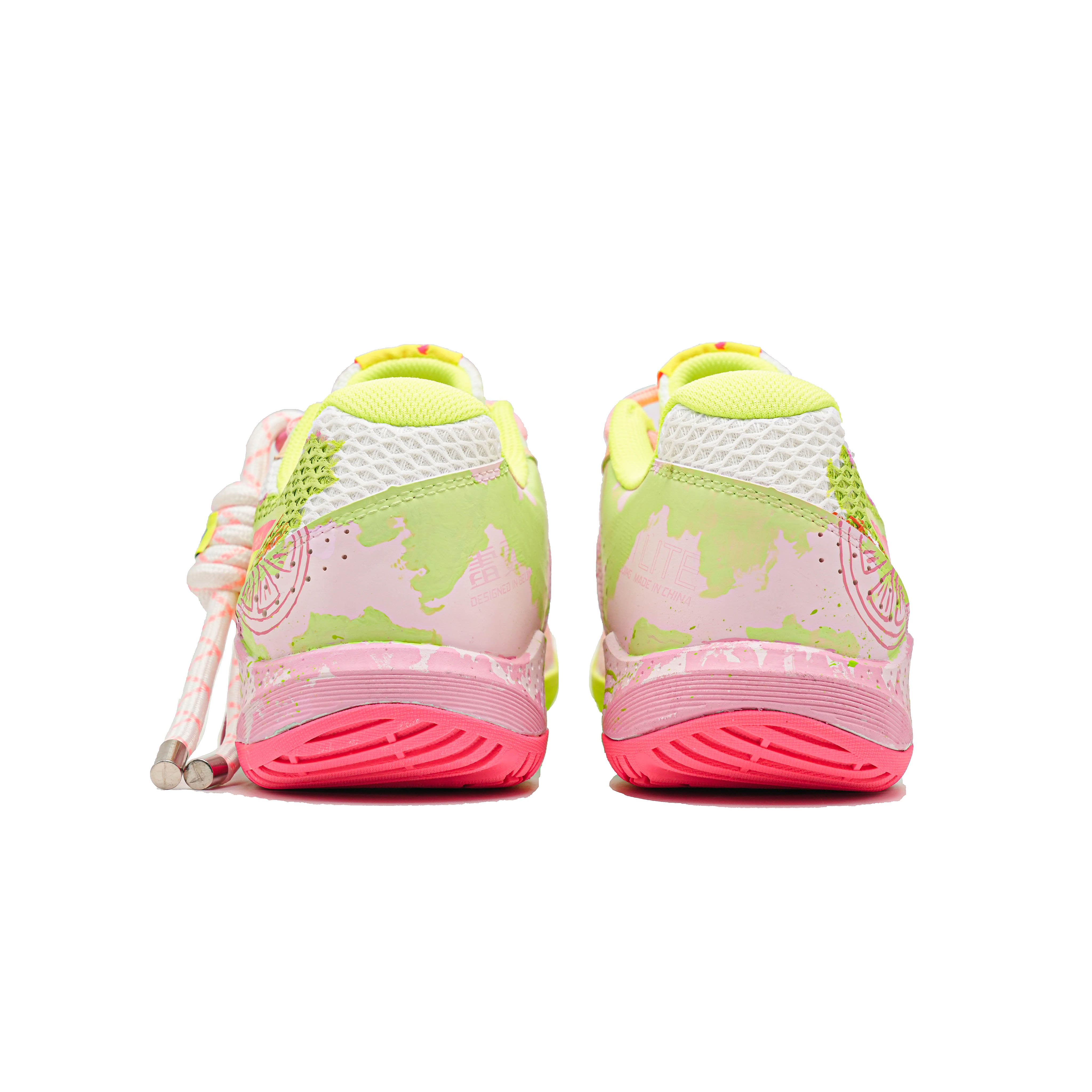 Li Ning Thunder LITE Abrasion Resistant Coverage Support Low top Badminton Shoes Unisex Bright Pink