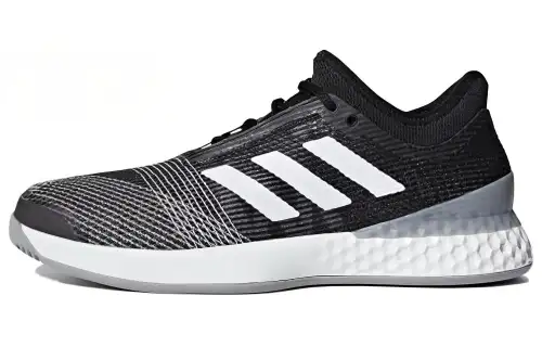 Adidas Adizero Ubersonic 3 Abrasion Resistant Low top Tennis Shoes Men's Black