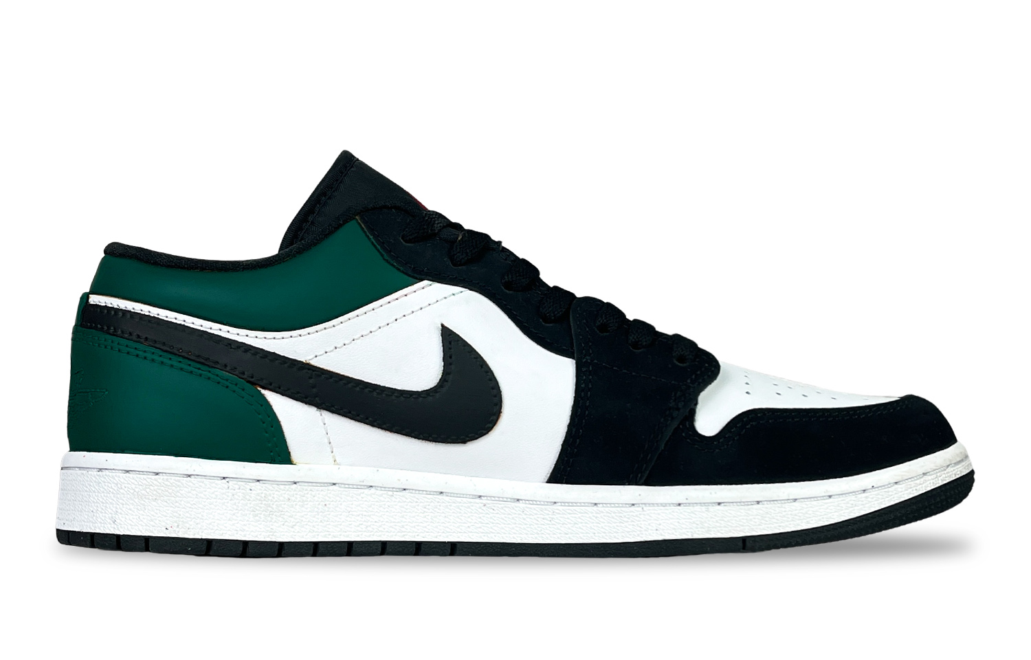 Jordan Air Jordan 1 Low top Vintage Basketball Shoes Unisex Emerald Green