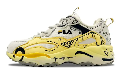 FILA Ray Tracer Fabric Slip Resistant And Breathable Slip Resistant And Breathable Low top Chunky Sneakers Unisex