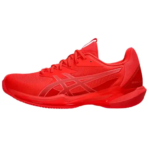 Asics Solution Speed FF 3 PU Abrasion Resistant Breathable Low top Tennis Shoes Unisex Red