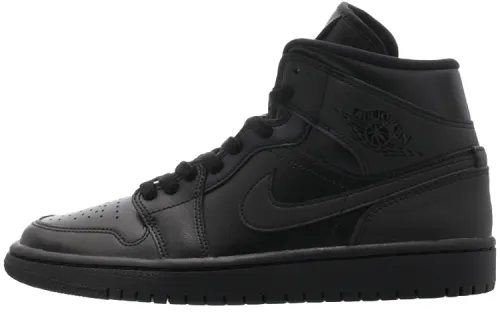 Air Jordan 1 Mid 'Triple Black' Women's