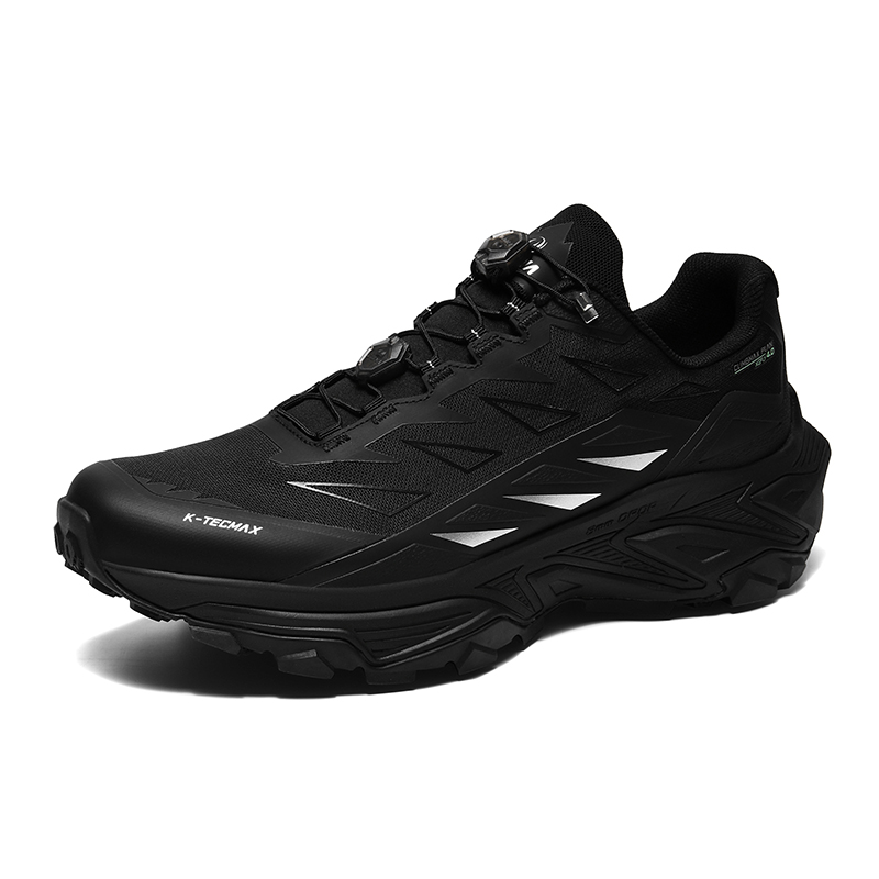 GLUNA Trail Running Shoes Unisex Obsidian Black
