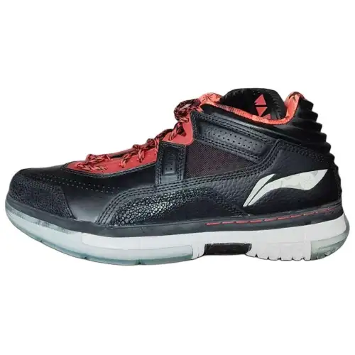 Li Ning WOW 1.5 Slip Resistant Abrasion Resistant Slip Resistant Abrasion Resistant Mid top Basketball Shoes Men's