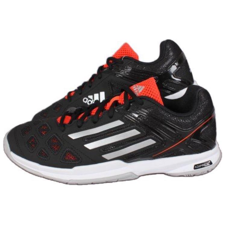 Adidas Cushioning, Wear Resistant Low top Badminton Shoes Men’s Black Red