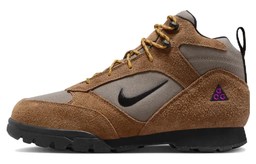 Nike ACG Torre Mid WP 'Pecan' Comfortable Round Toe Mid top Outdoor Shoes Men's Brown