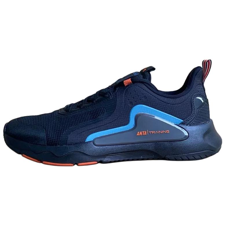 Anta Cushioning Abrasion Resistant Cushioning, Wear Resistant Low top Training Shoes Men’s Black Blue